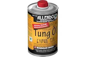 POWERHAUS24 Aceite de tung, aceite de madera, producto natural biológico, inalterable por comestibles