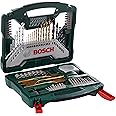 Bosch 70-Pieces X-Line Titanium Drill and Screwdriver Bit Set (for Wood, Masonry and Metal, Accessories Drills)