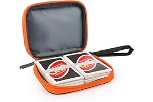 YSAGi Travel mit UNO-Tasche Kompatibles Kartenspiel, Platz für bis zu 150 Karten, weiches Tuch Wasserdichter Rundumschutz Kompatible UNO-Karte für Spiele im Freien oder Camping (Schwarz)