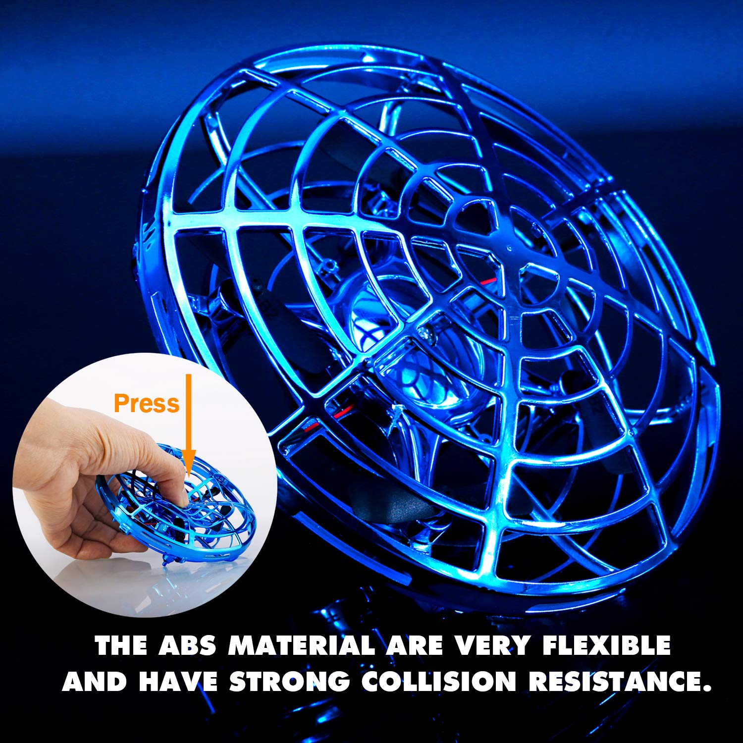 Kriogor Drone para Niños, Mini Drone Movimiento Inducción Infrarroja Interactive Juguetes Recargable UFO Drone para Navidad Regalo de Cumpleaños - Imagen 5