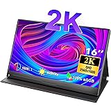 Monitor Portatile 2K UPERFECT Display USB C Portatile da 16 Pollici con Rapporto di Contrasto Elevato 1500:1 400 Nit Schermo 