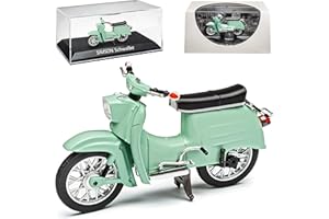 IXO Simson Schwalbe KR51 Grün 1964-1986 DDR 1/24 Atlas Modell Motorrad