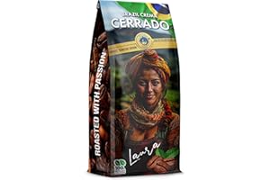 Brazil Crema Cerrado Farmers Edition kawa ziarnista 1Kg | 75% Arabica i 25% Robusta | z nutami orzechów, czekolady i karmelu | Średnio palona, niska kwasowość | do ekspresów | Blue Orca Coffee