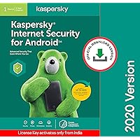 Kaspersky Internet Security for Android Latest Version- 1 Device, 1 Year (Code emailed in 2 Hours - No CD)