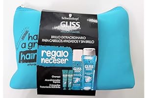 Schwarzkopf Gliss Million Gloss Set Shampoo 250 ml + Conditioner 200 ml + SOS Ampullen 2x20 ml + Kulturbeutel