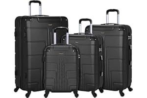 Senator Hardside Luggage on Wheels for Unisex A1012 | Ultra Lightweight ABS on with Spinner Wheels 4