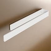 LIEBHEIM Drill-Free Bath Towel Racks - Bathroom Adhesive Towel Rack | Aluminium - white - 40 cm