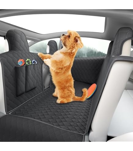 Car Waterproof Back Seat Pet Cover Protector Mat Rear Safety Travel For Cat Dog Dog Carriers - View #4