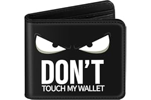 Pegmode Boys Wallet Cute Leather Bifold Wallet for Teen Boys Cool Funny Credit Card Cash Id Holder RFID Blocking Fun Black Bi Fold Small Wallets with Coin Pocket Slim Teens Little Boy Youth Guys