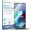 smartect Vetro Temperato [3 Pezzi, Clear] per Motorola Moto G100, Pellicola Protettiva HD Anti Graffio, Senza Bolle, Durezza 