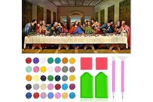 Eletiffi Diamond Painting Cuadros Diamantes 5d Grande Pintura Pintar con Kit Completo Punto de Cruz Puzzle Dibujos DIY Infantil Cuadros Decoracion Salon Modernos 40 x 85