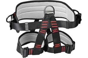 CJHZQYY Klettergurt Befestigender klettergurte Sicherheitsgurt Mehrzweck Taille Hüfte Schutz Gürtel, Outdoor Klettergurt Taille Hüfte Schutz Gürtel für Bergsteigen Sportklettern Feuerwehr Baumklettern