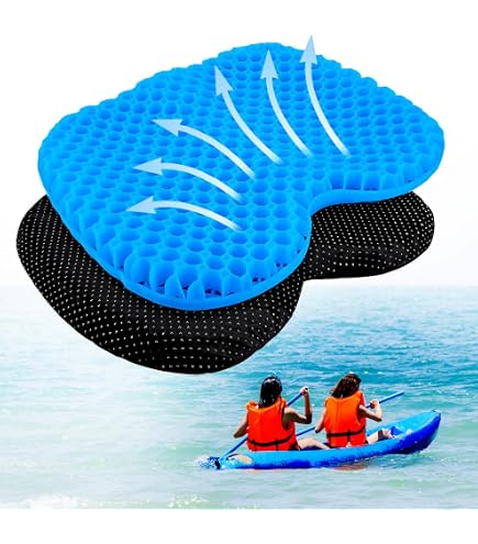 Cuscino Gonfiabile Per Kayak In PVC Spesso – Antiscivolo, 56x27x15 Cm, Per Pesca E Gommoni