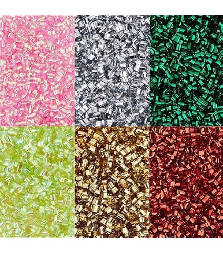 60 G Weiße Bingsu-Perlen 3 Mm – Glitzernde DIY-Perlen Für Schleim & Schmuck