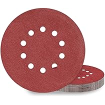 Disques Abrasifs Auto-agrippants MENZER Pour Ponceuses Excentriques, G40–400, 150 Mm / 15 Trous / Corindon Normal