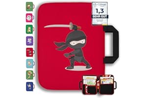 GRINSEZWERGE Étui pour Livres TipToi et Stylo TipToi et Accessoires | Convient également pour Les tablettes et Edurino | Kit de démarrage Tip TOI