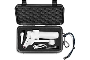 LEKUFEE wasserdichte Reisekoffer für Insta360 Flow 2 Pro, AI Tracker, Spotlight und weiteres Zubehör (Nur Koffer)