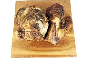 AVANZONA Os à Mâcher pour Chien. Genou de Bœuf. Friandises Mastication Naturel pour Petits, Moyens et Gros Chiens. 2U.