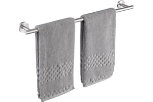 KES Toallero de Baño Acero Inoxidable SUS304 65CM Barra Pared, Cepillado, A2000S65B-2