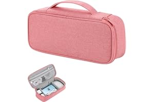 LTLSZRN Elektronik Zubehör Organizer, Kabeltasche, Kabel Organizer Tasche, Kabel Organizer Reise, Reise Elektronik Tasche, Ladekabel Organizer, Travel Organizer, ladekabel Tasche(Rosa)