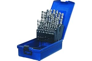 kwb HSS-G Metallbohrer-Satz 25-teilig - Universal-Bohrer Set 1-13 mm, HSS - Bohrer-Set für Metall, Stahl, Eisen u.v.m. - Silver-Star Serie