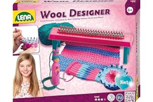 Lena 42681 Wool Designer Knitting Set, Roth