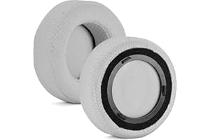 DEFEAN Grube szare słuchawki VirtuosoXT - słuchawki douszne kompatybilne z bezprzewodowymi słuchawkami do gier Corsair Virtuoso RGB SEVirtuoso XT - oddychające, pianka redukująca hałas o wysokiej gęstości