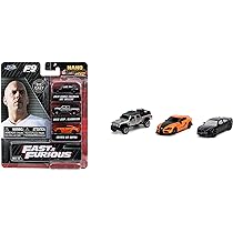 Jada Toys Fast & Furious 1.65 Nano 3-Pack Die-cast Cars, Toys for
