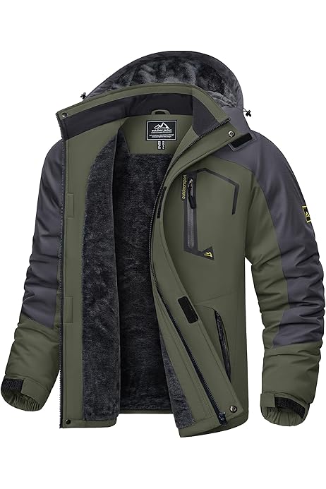 Warme Winterjacken Für Herren MODRYER Herren-Winterjacke