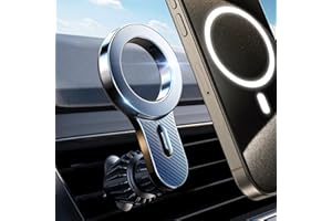 JOYROOM 2025 Diseño para Magsafe Soporte Movil Coche, [No Bloquear la Ventilación][Imán Militar 20xN55] Soporte Movil Coche Iman Magnetico para iPhone 16 Samsung S24 Todos Telefono
