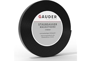 GAUDER Saugroboter Magnetband (Version 2023) I Kompatibel mit Neato, Xiaomi, Miele, Vorwerk & Tesvor (5m) | Saugroboter Begrenzungsstreifen