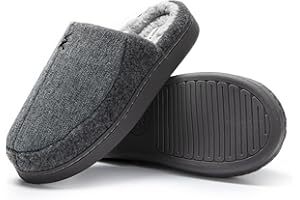 JOMIX Zimowe kapcie męskie wyściełane ciepłe kapcie domowe wygodne miękkie wygodne do relaksu i utrzymywania ciepła w zimie