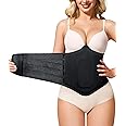 YERKOAD 360 Bbl Lipo Foam Ab Board Post Surgery Abdominal Compression Board Belly Lipo Wrap Recovery Waist Cincher (Black, X-Large)