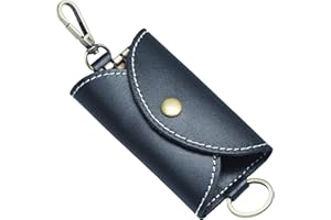 BAWAKO Portachiavi in vera pelle per donna e uomo, portachiavi per un massimo di 6 chiavi