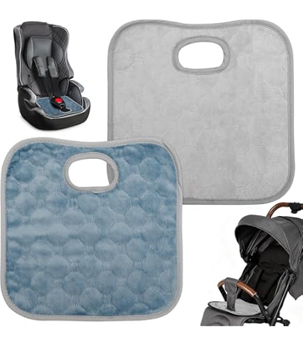 Lynmark Zindelijkheidstraining autostoelbeschermer - waterdichte zachte pliddle pad voor peuters en baby autostoel - reisvriendelijke wasbare voeringmat voor morsen, luiers, ongelukken - geen gespgat