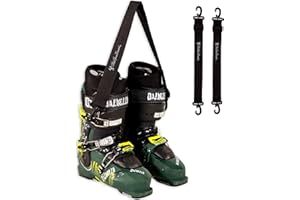 StoreYourBoard Ski and Boot Carrier Straps, Adjustable Shoulder Sling System, Heavy-Duty