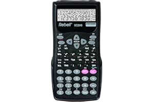 Calculatrice scientifique rebell rebell sC2040 calculatrice scientifique 240 fonctions mathématiques et 2–grand écran noir