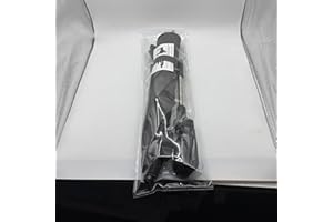 AISEEOK Sombrilla Universal Carrito de Bebé, Soporte para Tubos Redondos y Ovalados, Sombrilla Protección UV 50+, con Abrazadera de Fijación, 78cm Diámetro, para Cochecito y Silla de Paseo Bebé, Negro