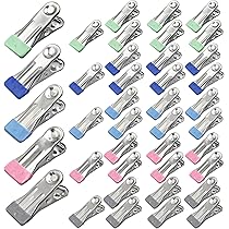 120 Pcs Metal Clothes Pegs For Washing Line, Stainless Steel Pegs For Washing Line Clips Pins