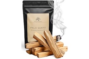 Incensera Palo Santo Incenso Legnetti– 8 Palo Santo Naturale (10 cm) - Purificazione, Meditazione, Aromaterapia e Pulizia Energetica - Raccolti in Modo Etico e Sostenibile
