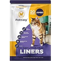 Aazon.co: Jubo Cat Litter Box Liners With Drawstrings - 43" X 19