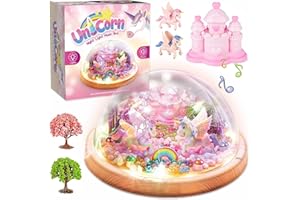 Lesipee Unicorn Craft Kit for 3-12 Year Old Girl, Make Your Own Toys Arts and Crafts for Kids Presents, Creativity DIY Nightlight for Girl Age 4 5 6 7 8 9, Ideal Birthday Christmas