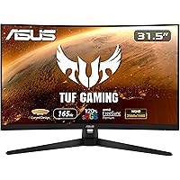 ASUS TUF Gaming VG32VQ1BR - Monitor Gaming Curvo 31,5 Pulgadas (WQHD 2560x1440, 165 Hz, Extreme Low Motion Blur, Adaptive-Syn