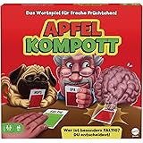 Mattel Games GTJ54 - Apfelkompott Kartenspiel, verrücktes Partyspiel ab 12 Jahren, 4-10 Spieler