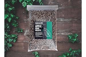 Exstream BBQ Apple - Pellet para barbacoa (1 litro (aproximadamente 740 g) para uso con parrilla Ninja Woodfire – Bolsas resellables