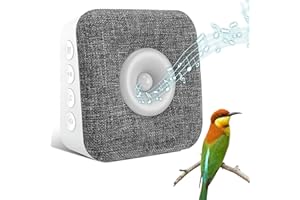 XSTARG Sounds of Nature Box, Caja de Pájaros Cantantes, Caja de Sonido con Canto de Pájarom con Sensor, 9 sonidos, Minutero, Sonidos Naturales para relajación y Tranquilidad, Caja de música