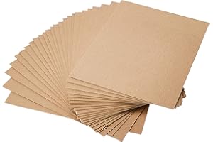 Grafix Medio Peso truciolare fogli-8,5 "X 11" Naturale 25/Pkg