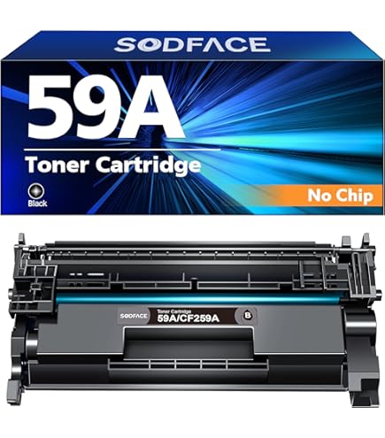 Yowell 1 x 59A toner zwart, compatibel met HP 59A 59X CF259A CF259X met