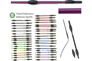 JA Horse Fleck Feldmann Balance Sports Dressurgerte Gerte Reitgerte (100 cm, brombeer-royal)