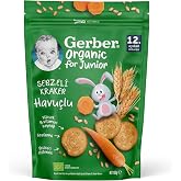 Gerber Organik Tahıl Bazlı Havu&ccedil;lu Sebzeli Kraker 100 gram